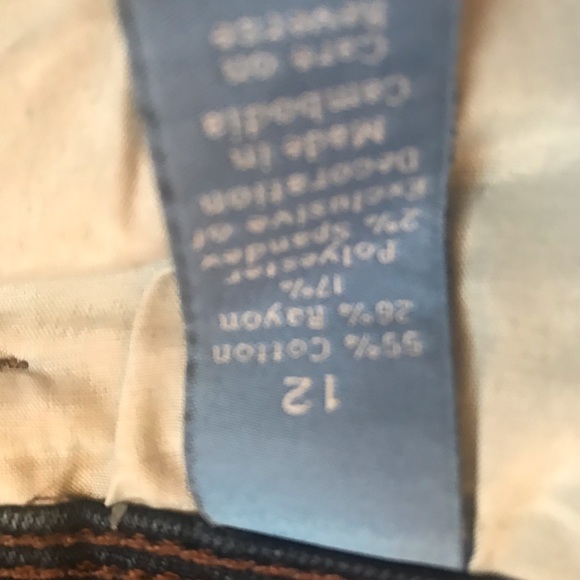 Dark blue denim jeans so 12 - Picture 2 of 4